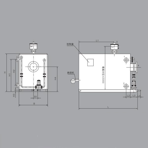  W-SB型熱水機(jī)組